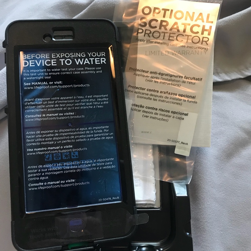 Iphone 5 nuud lifeproof case